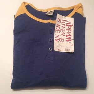 NWT BOYS SIZE 10 APPAMAN BASEBALL  HENLEY